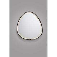 Spejl LED Vang sort 65 x 70 cm